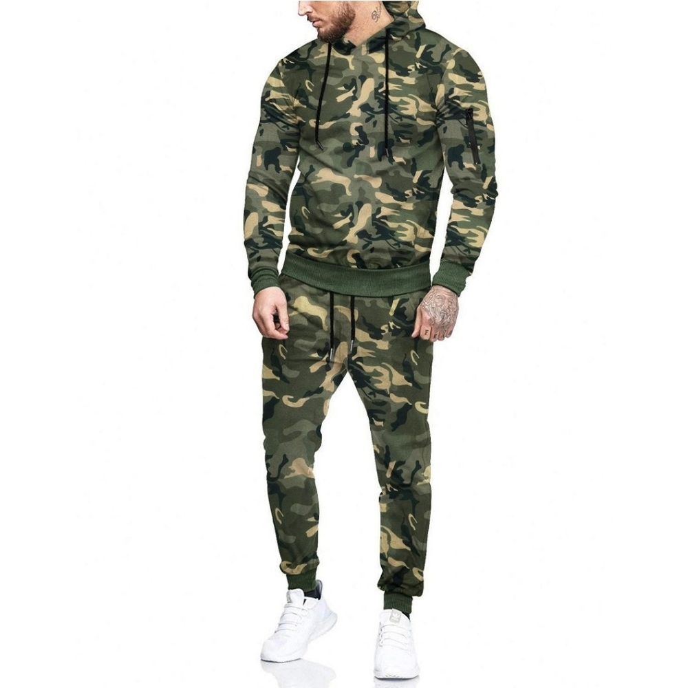 NWT Coofandy Tracksuit 2pc Hooded Sweatshirt with Joggers Size 2XL